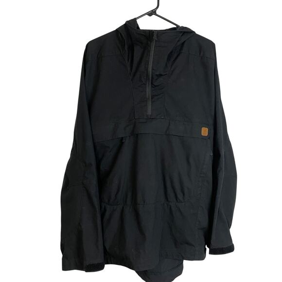 Helikon Tex Jacket Mens Medium Black Woodman Anorak Pullover Outdoors Hunt *Flaw - Picture 1 of 10